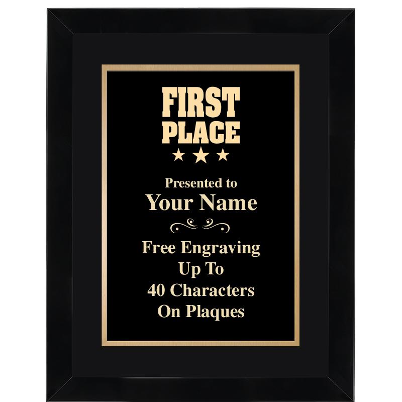 11X14"BLCK WOOD OMEGA FRAME PL