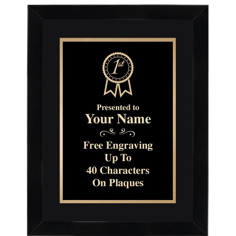 11X14"BLCK WOOD OMEGA FRAME PL