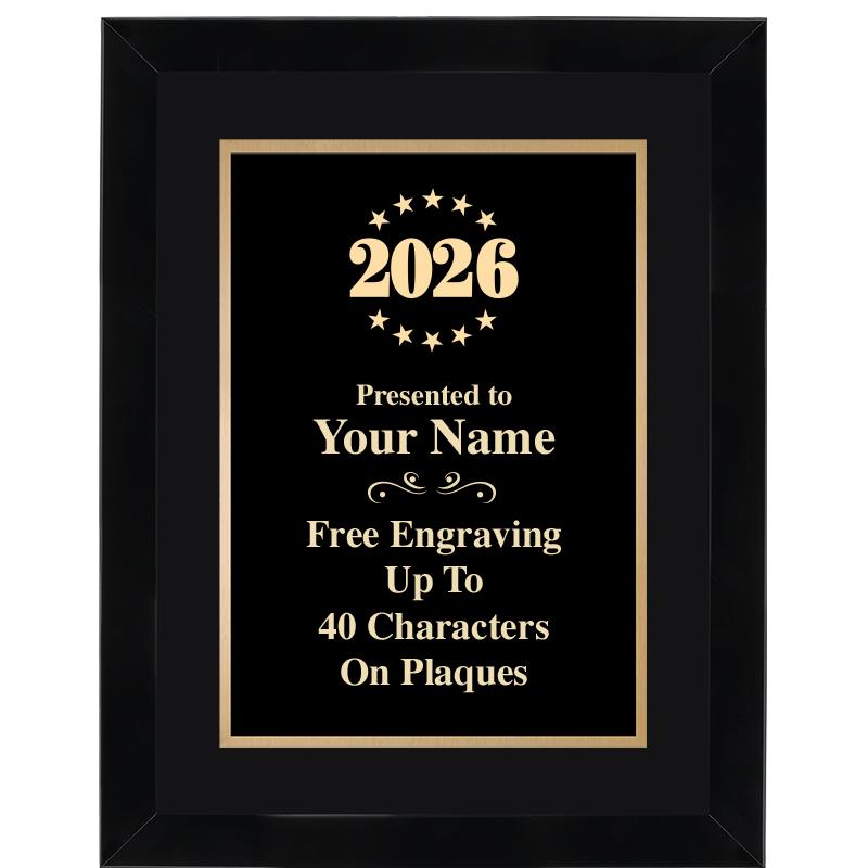 11X14"BLCK WOOD OMEGA FRAME PL