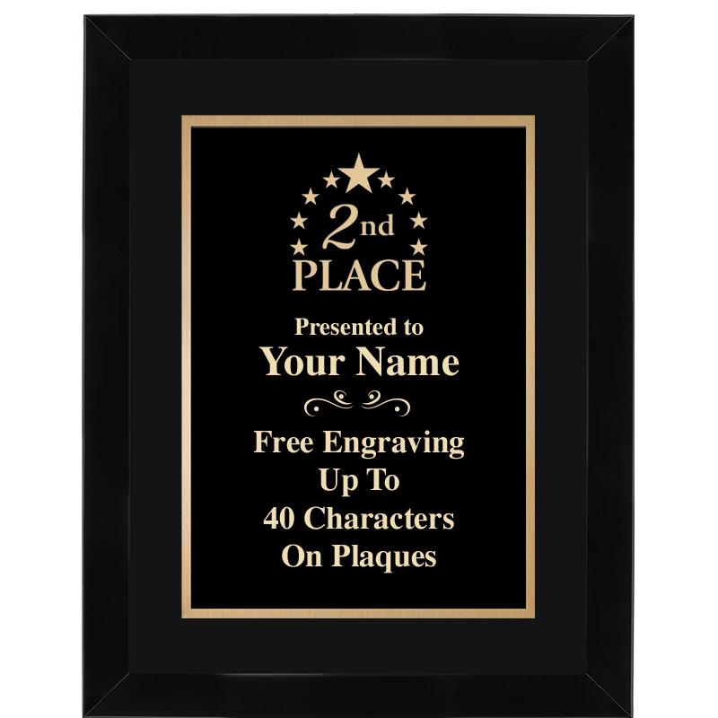 11X14"BLCK WOOD OMEGA FRAME PL