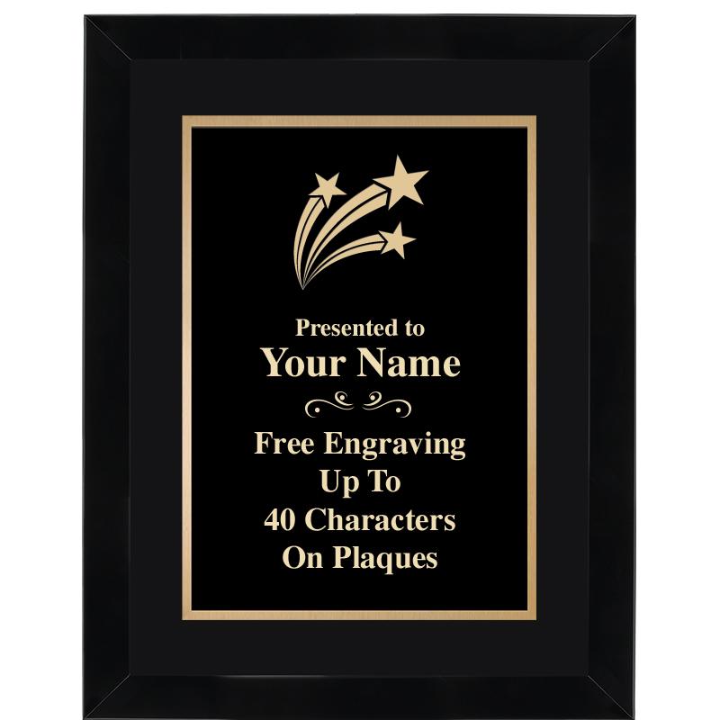 11X14"BLCK WOOD OMEGA FRAME PL