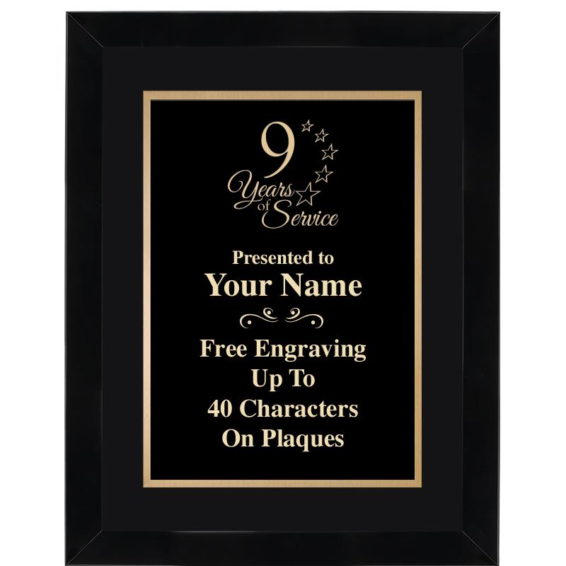 11X14"BLCK WOOD OMEGA FRAME PL