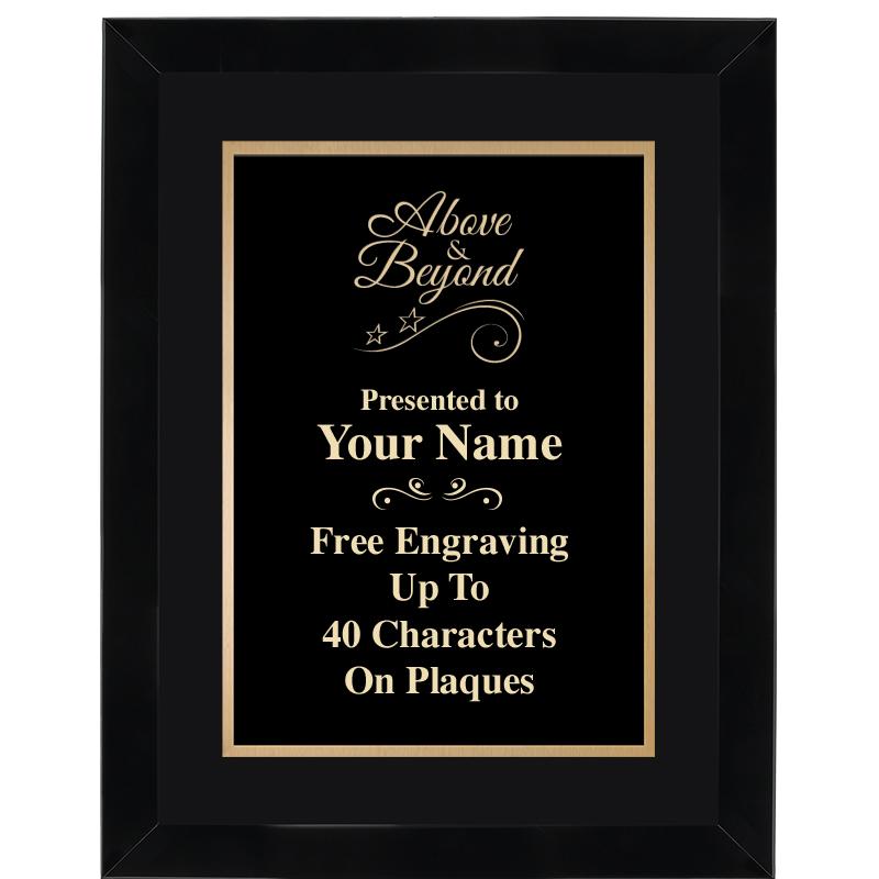 11X14"BLCK WOOD OMEGA FRAME PL