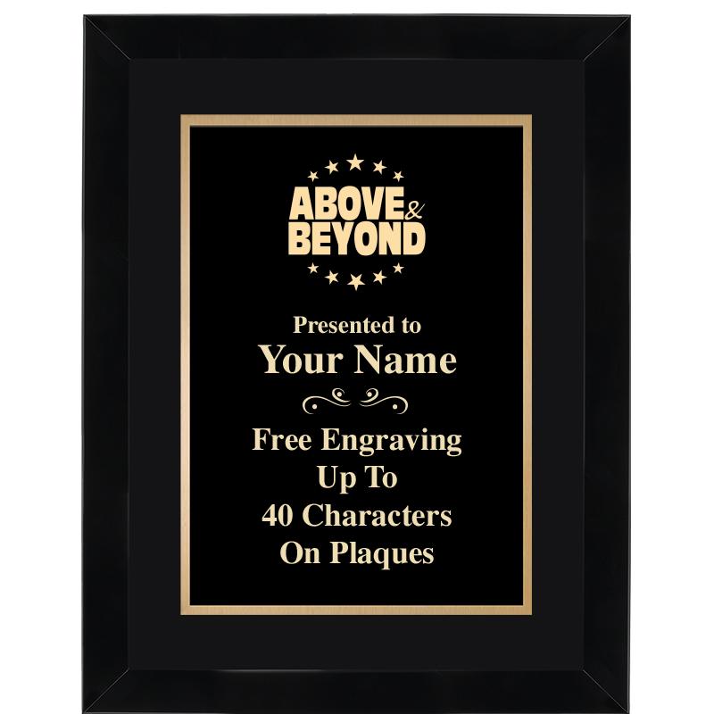 11X14"BLCK WOOD OMEGA FRAME PL