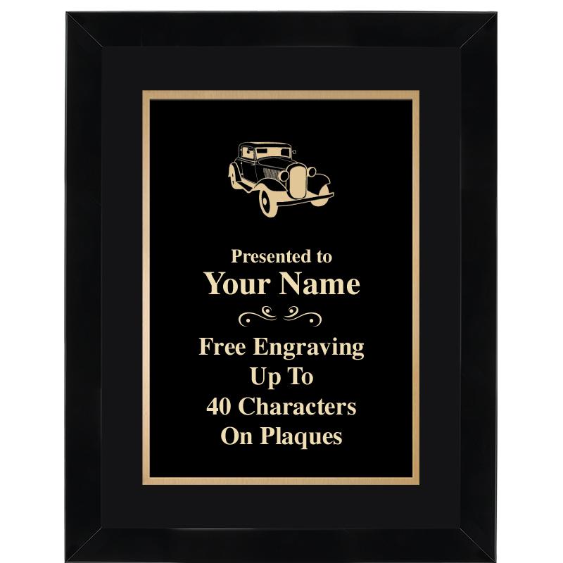 11X14"BLCK WOOD OMEGA FRAME PL