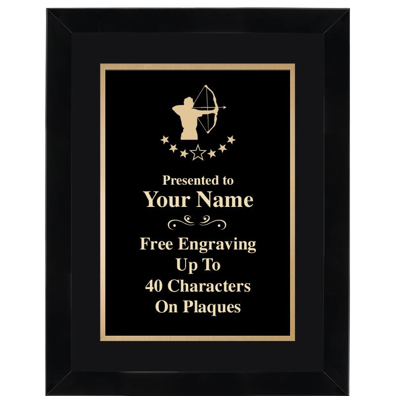 11X14"BLCK WOOD OMEGA FRAME PL