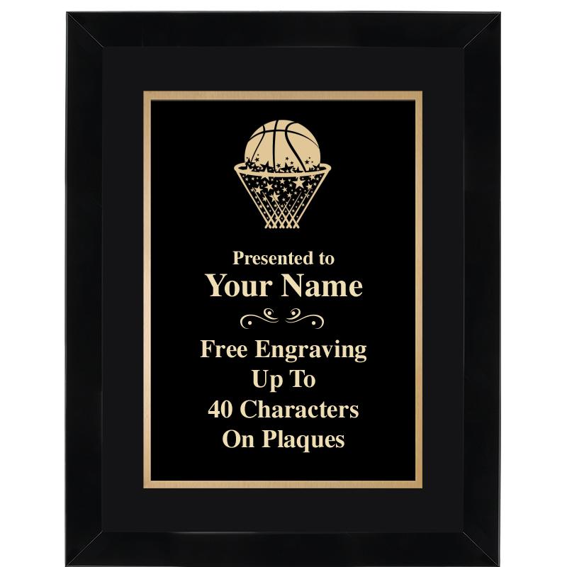 11X14"BLCK WOOD OMEGA FRAME PL