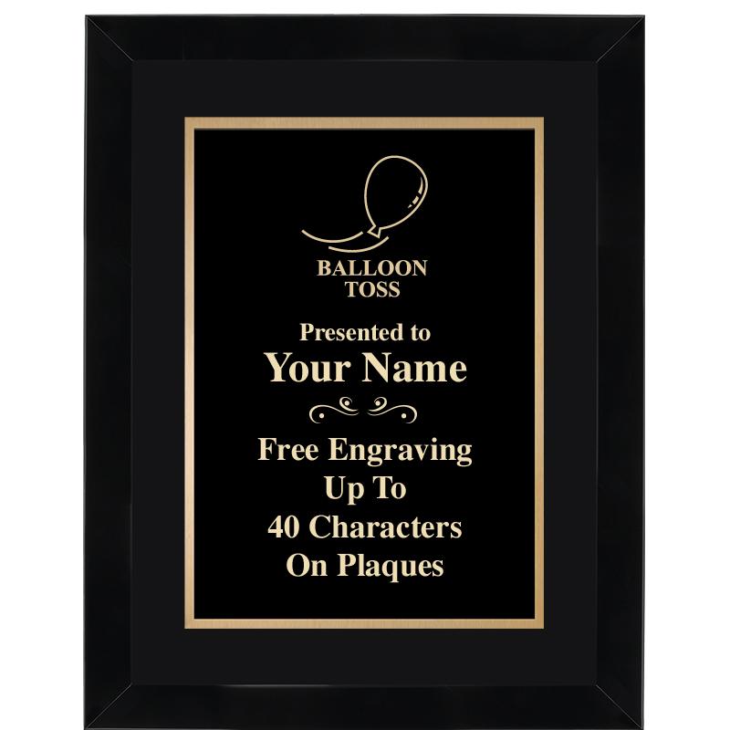 11X14"BLCK WOOD OMEGA FRAME PL