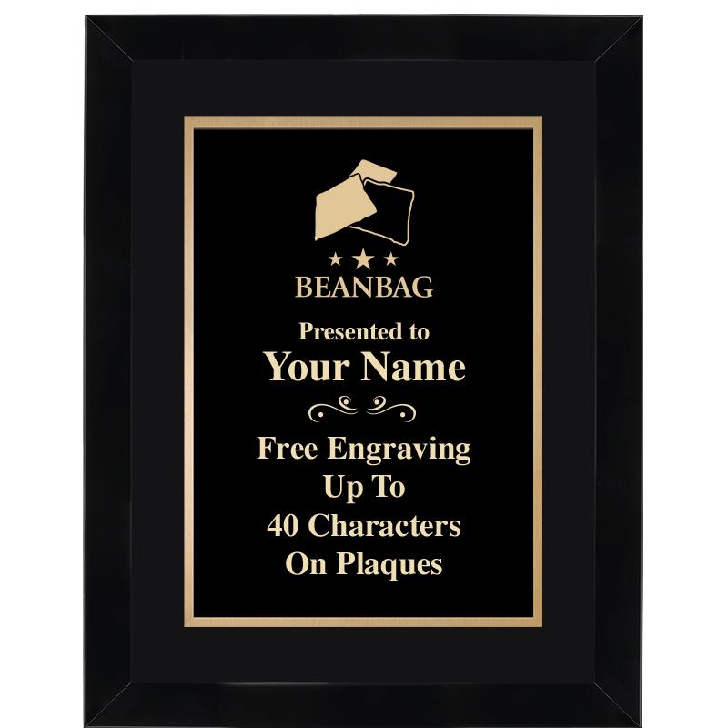 11X14"BLCK WOOD OMEGA FRAME PL