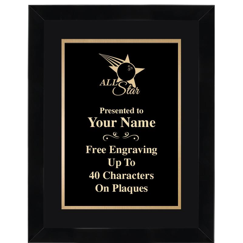 11X14"BLCK WOOD OMEGA FRAME PL