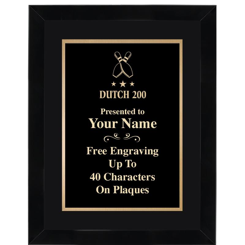 11X14"BLCK WOOD OMEGA FRAME PL