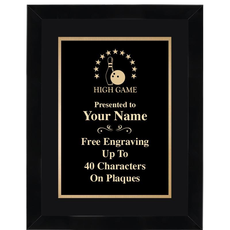 11X14"BLCK WOOD OMEGA FRAME PL