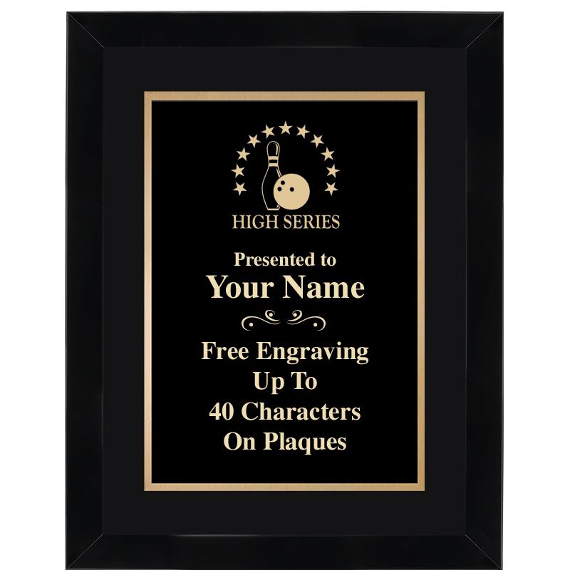 11X14"BLCK WOOD OMEGA FRAME PL