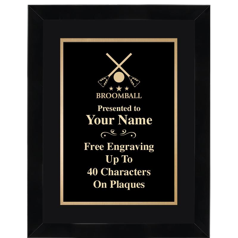 11X14"BLCK WOOD OMEGA FRAME PL