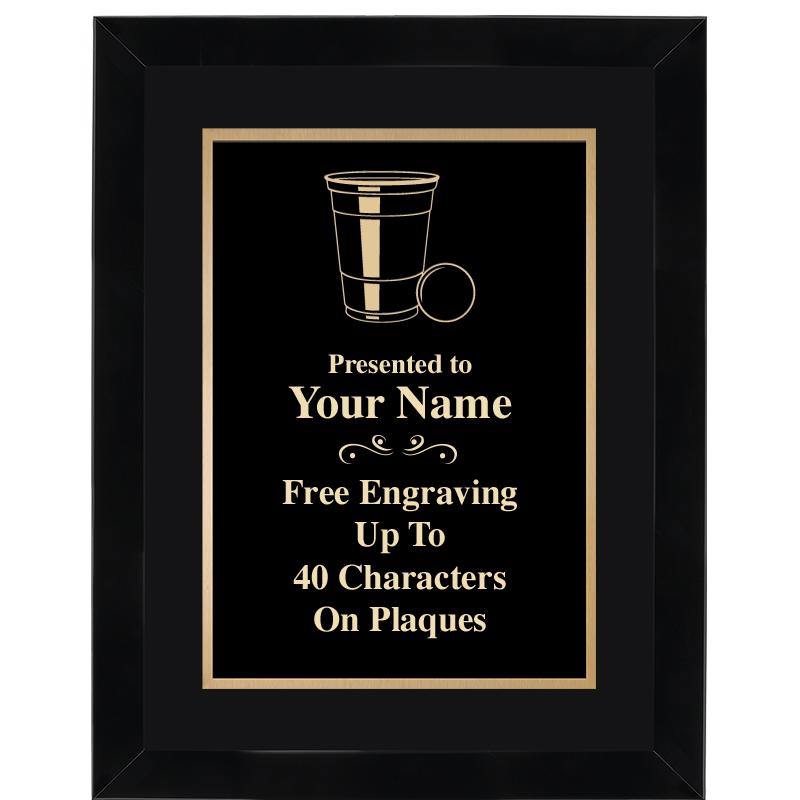 11X14"BLCK WOOD OMEGA FRAME PL