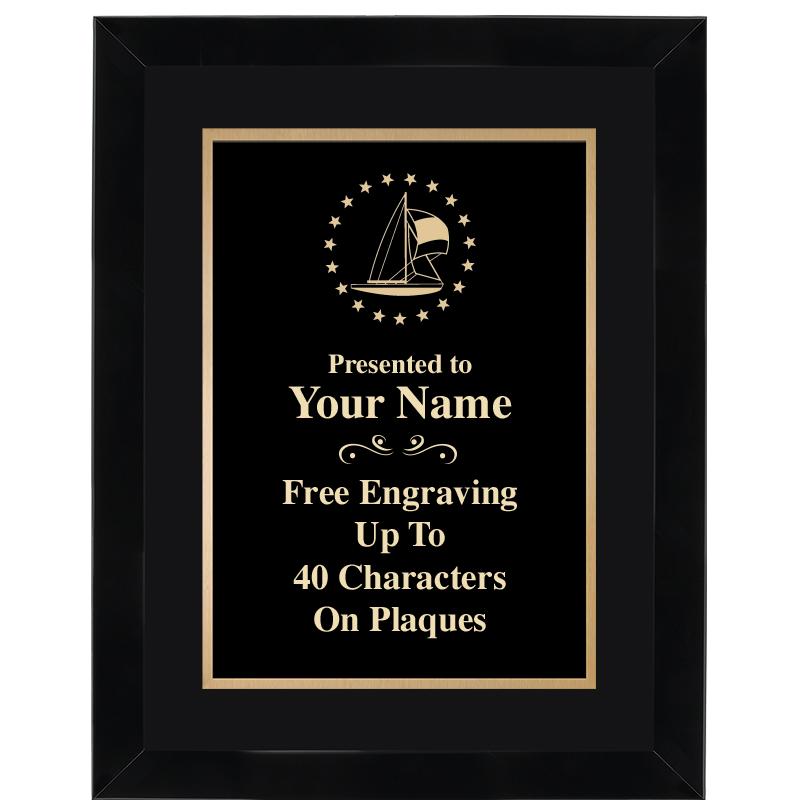 11X14"BLCK WOOD OMEGA FRAME PL