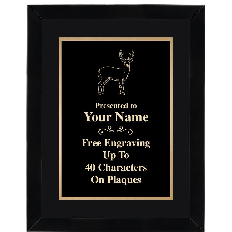 11X14"BLCK WOOD OMEGA FRAME PL