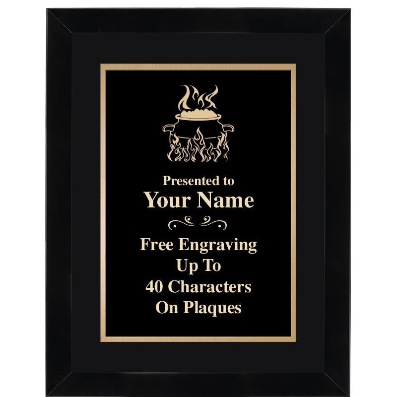 11X14"BLCK WOOD OMEGA FRAME PL