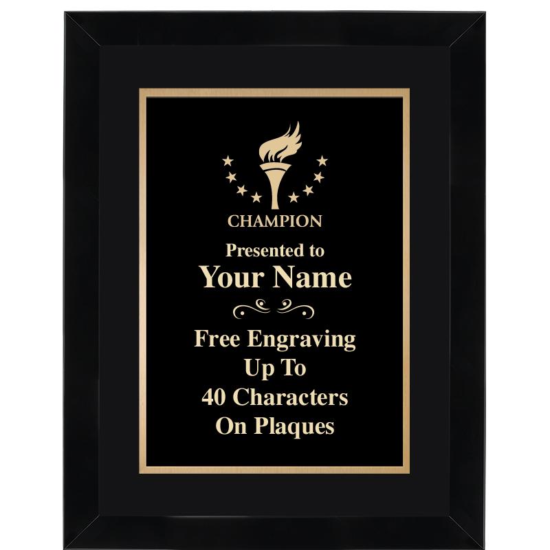 11X14"BLCK WOOD OMEGA FRAME PL