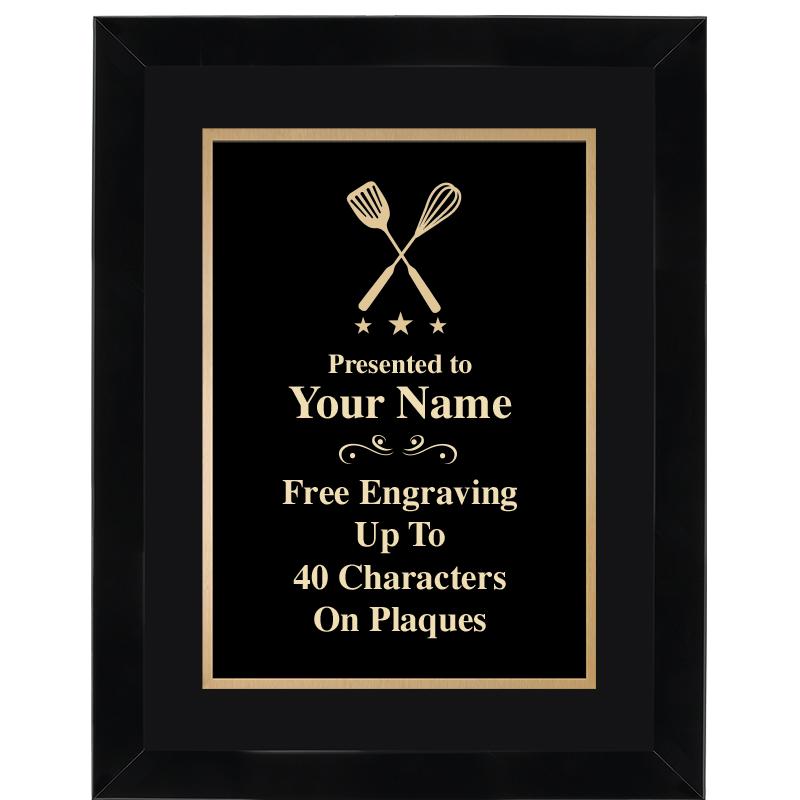 11X14"BLCK WOOD OMEGA FRAME PL