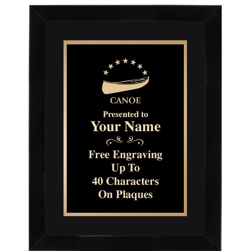 11X14"BLCK WOOD OMEGA FRAME PL