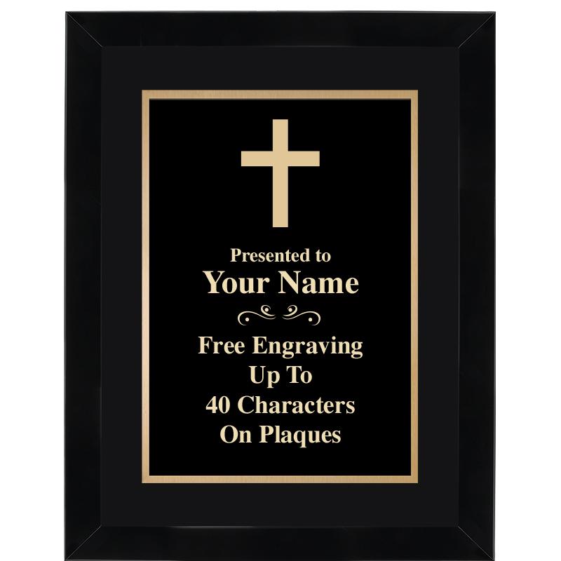 11X14"BLCK WOOD OMEGA FRAME PL