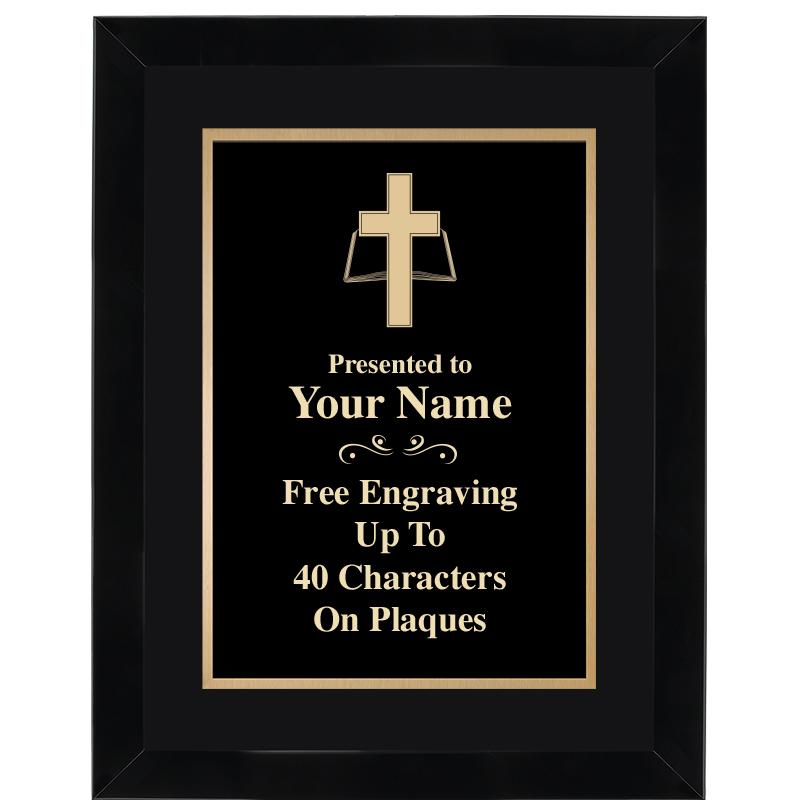 11X14"BLCK WOOD OMEGA FRAME PL