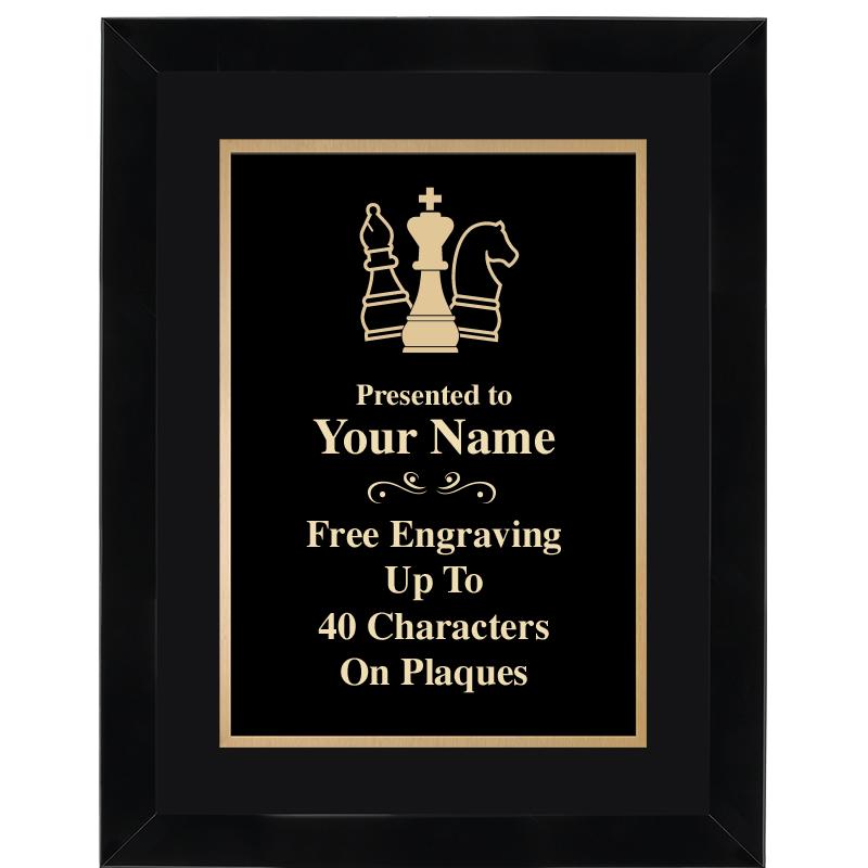 11X14"BLCK WOOD OMEGA FRAME PL