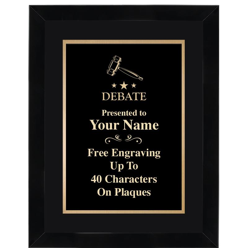 11X14"BLCK WOOD OMEGA FRAME PL