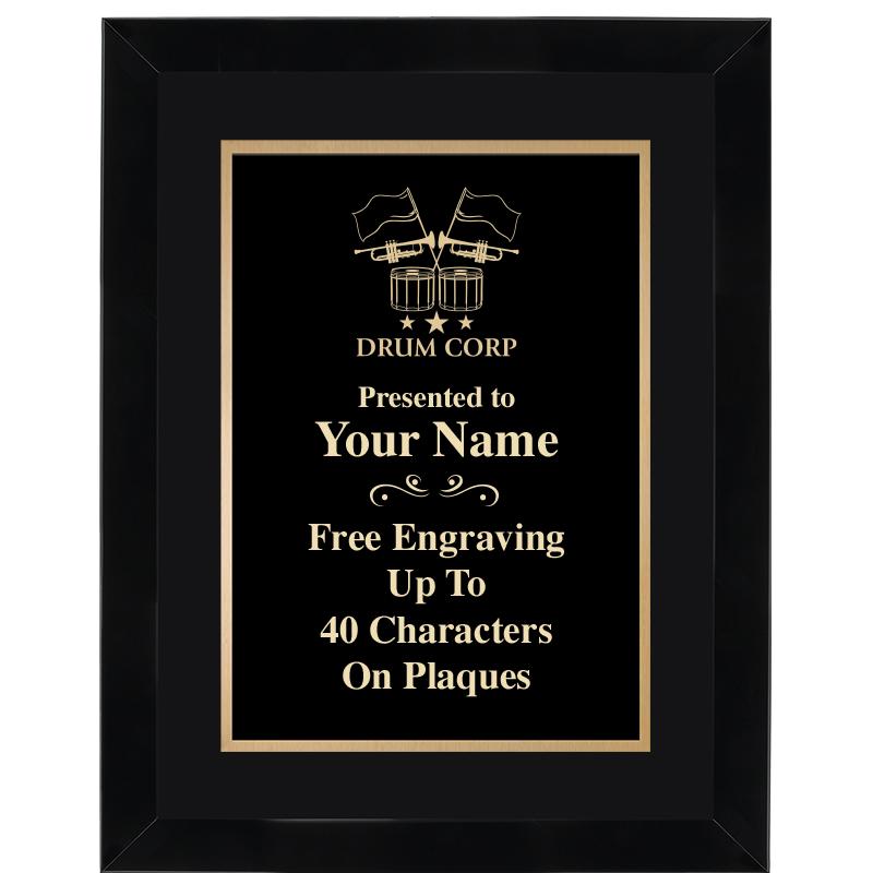 11X14"BLCK WOOD OMEGA FRAME PL