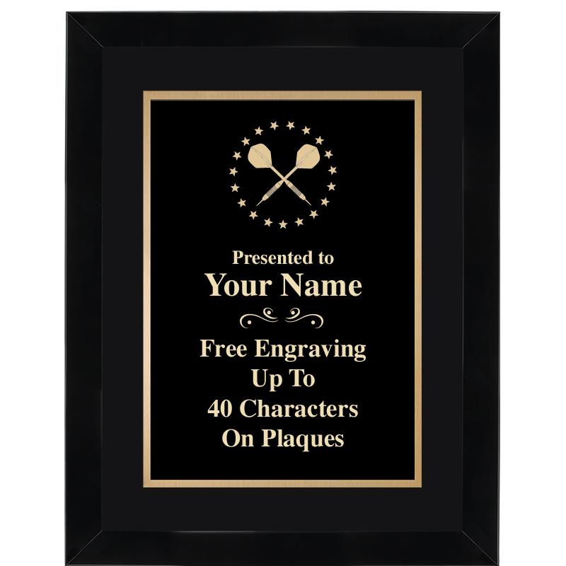 11X14"BLCK WOOD OMEGA FRAME PL