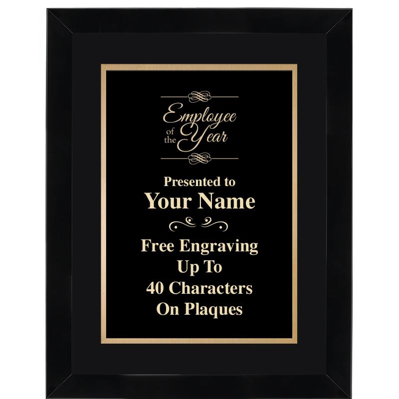 11X14"BLCK WOOD OMEGA FRAME PL