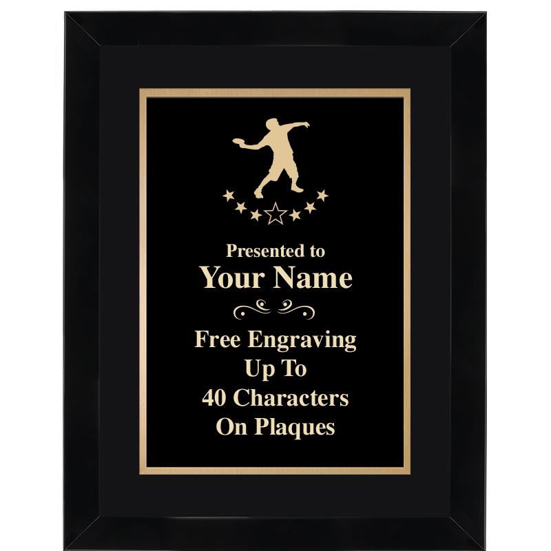 11X14"BLCK WOOD OMEGA FRAME PL