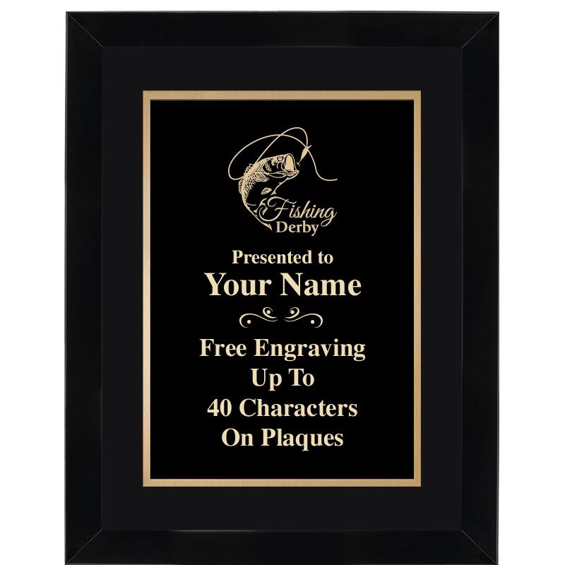 11X14"BLCK WOOD OMEGA FRAME PL