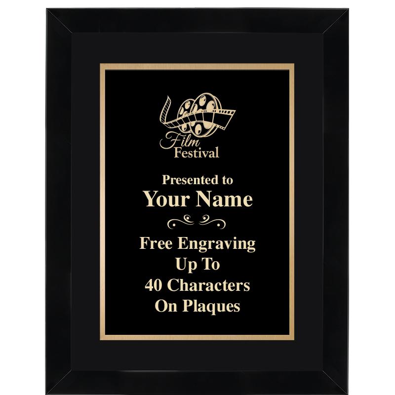 11X14"BLCK WOOD OMEGA FRAME PL