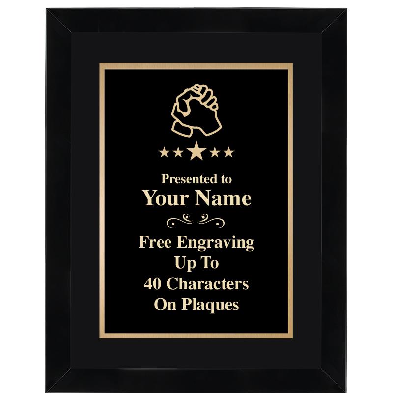 11X14"BLCK WOOD OMEGA FRAME PL