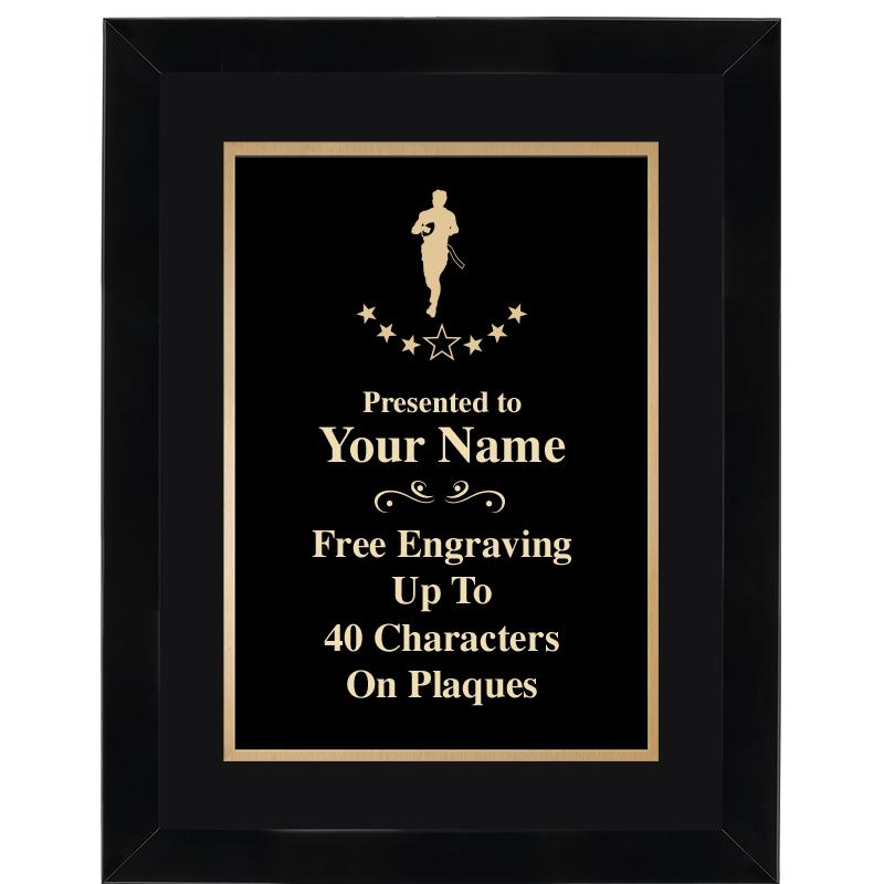 11X14"BLCK WOOD OMEGA FRAME PL