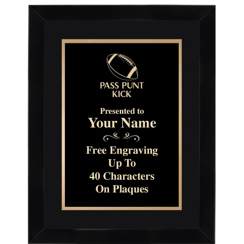 11X14"BLCK WOOD OMEGA FRAME PL