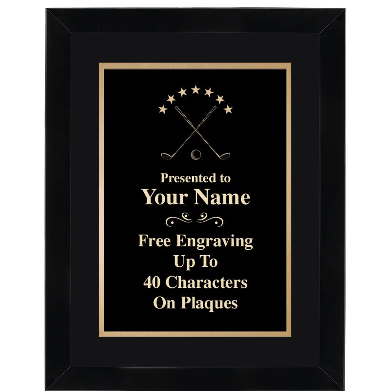 11X14"BLCK WOOD OMEGA FRAME PL