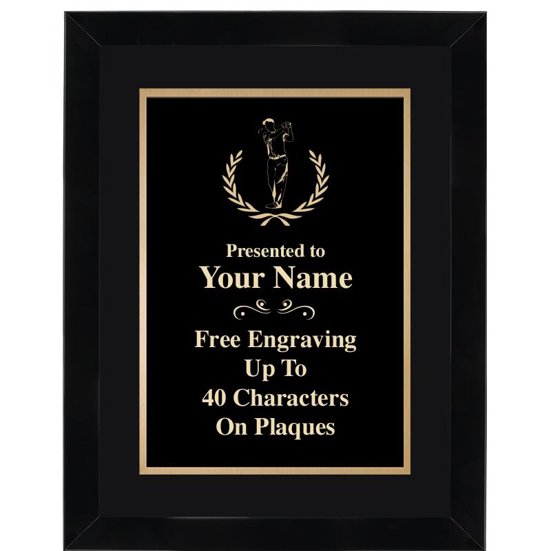 11X14"BLCK WOOD OMEGA FRAME PL