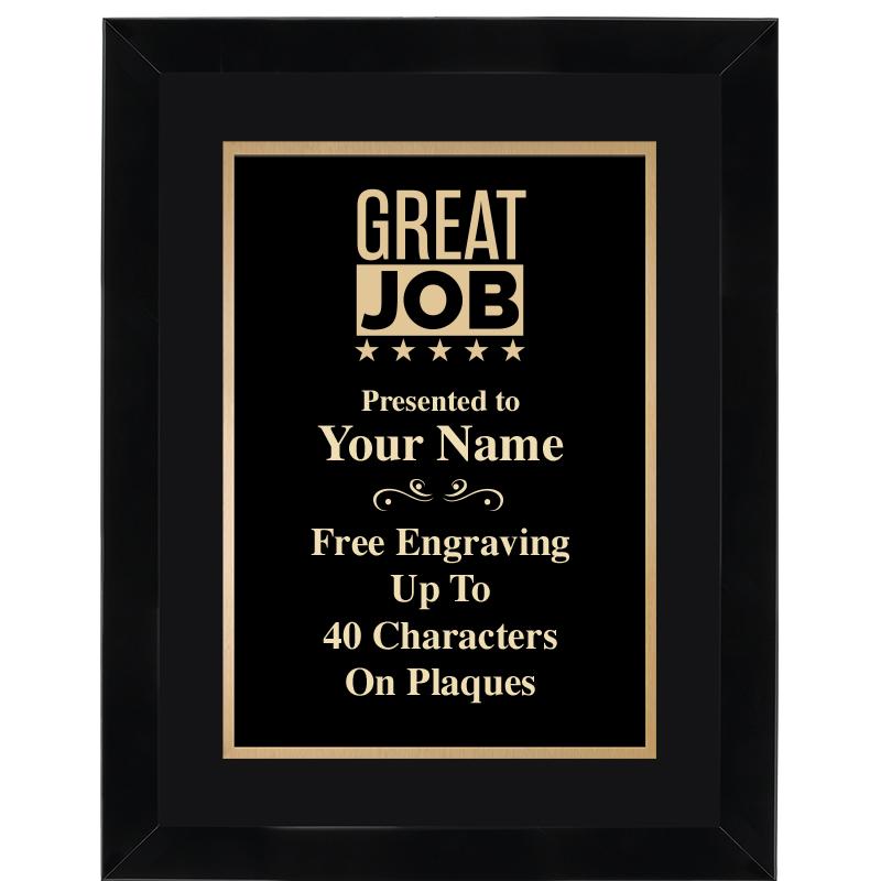 11X14"BLCK WOOD OMEGA FRAME PL