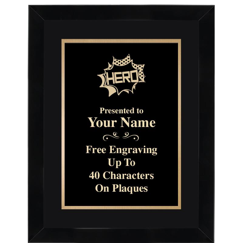 11X14"BLCK WOOD OMEGA FRAME PL