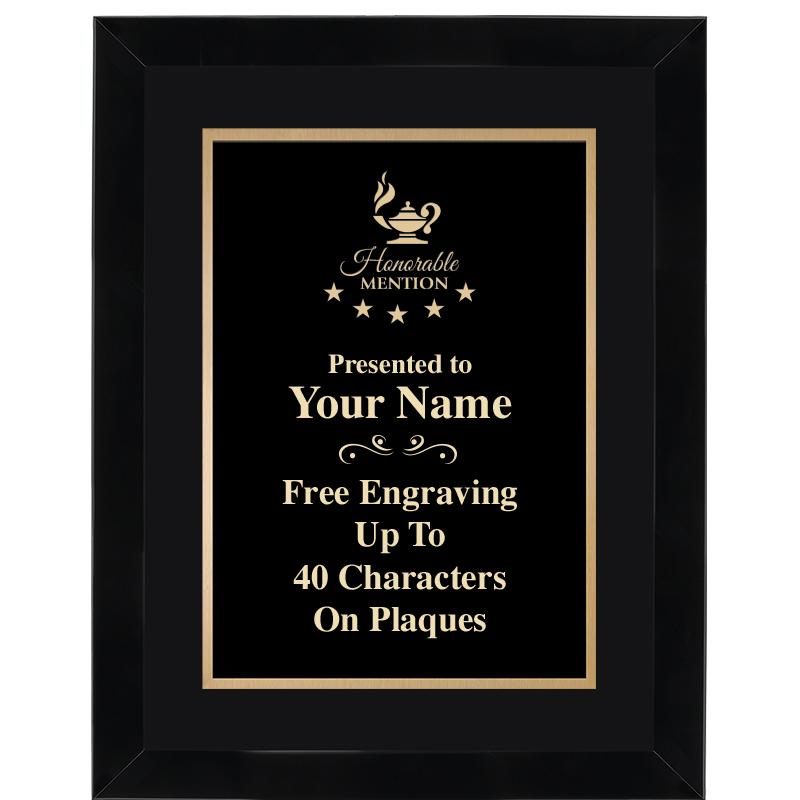 11X14"BLCK WOOD OMEGA FRAME PL