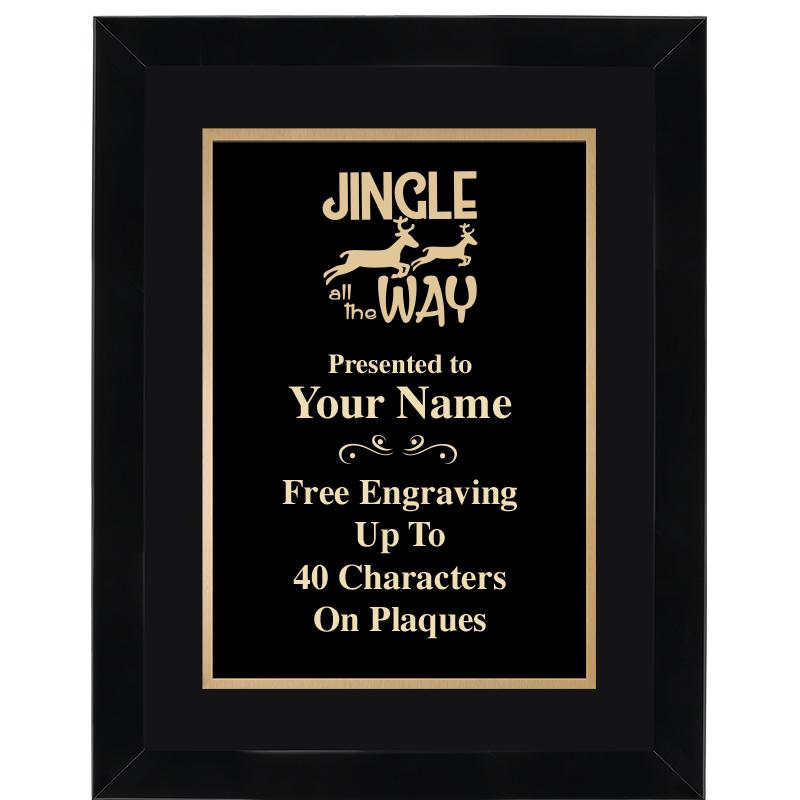 11X14"BLCK WOOD OMEGA FRAME PL
