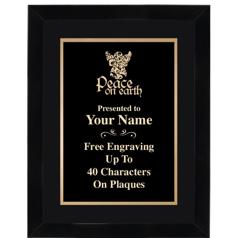 11X14"BLCK WOOD OMEGA FRAME PL