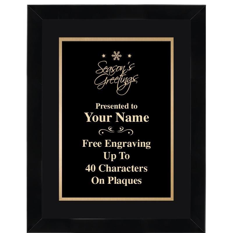 11X14"BLCK WOOD OMEGA FRAME PL