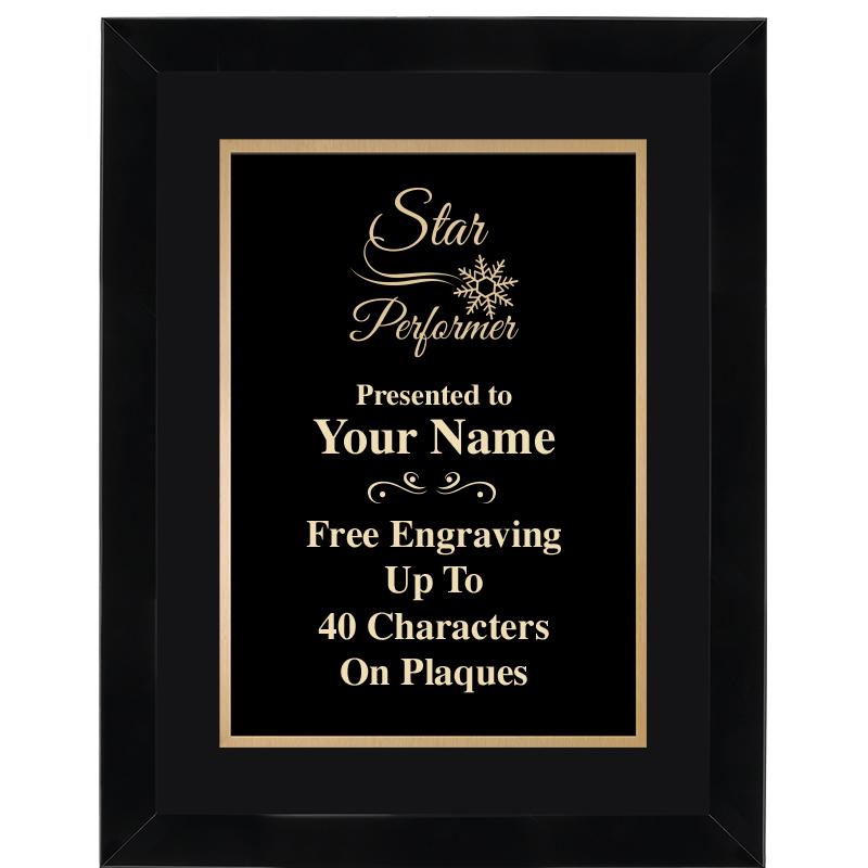 11X14"BLCK WOOD OMEGA FRAME PL