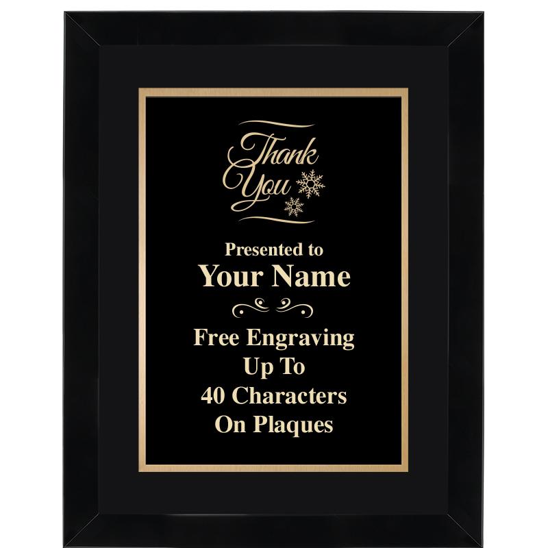 11X14"BLCK WOOD OMEGA FRAME PL