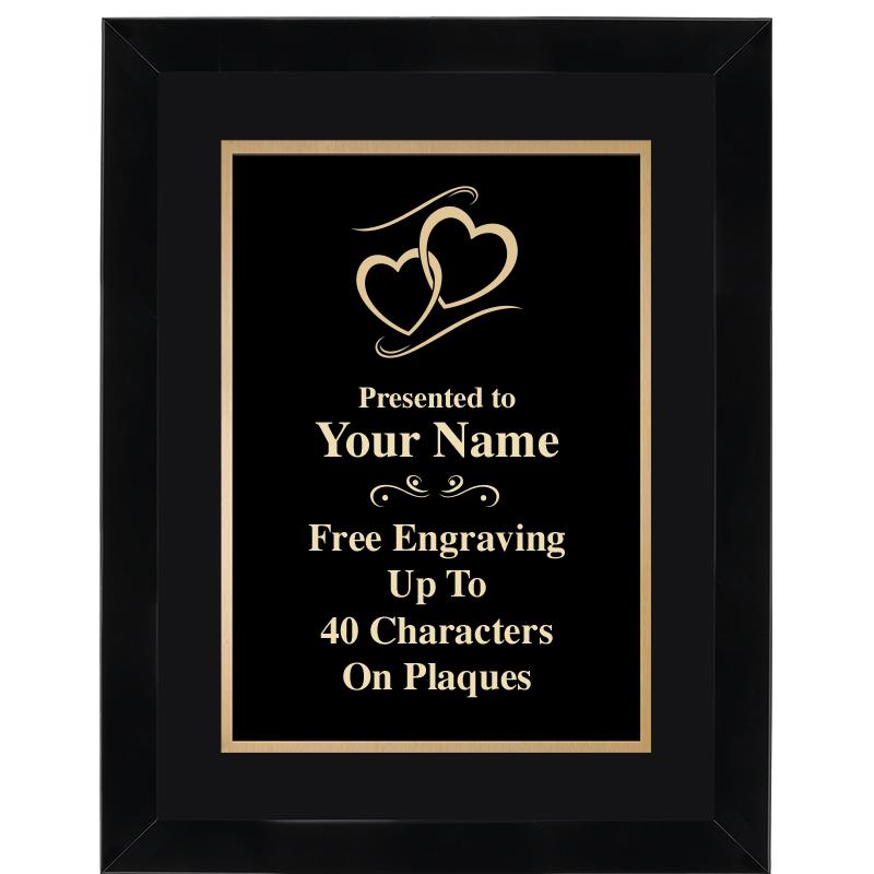 11X14"BLCK WOOD OMEGA FRAME PL