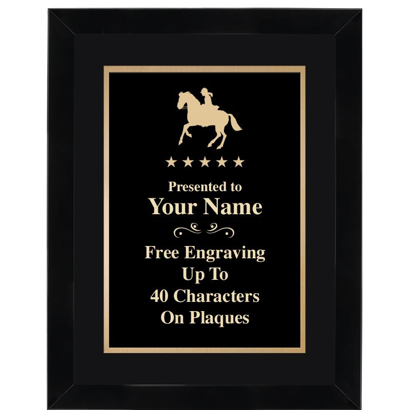 11X14"BLCK WOOD OMEGA FRAME PL